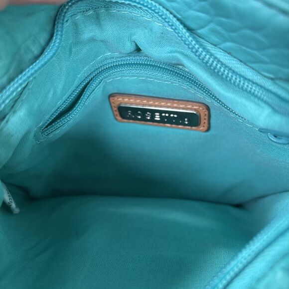 Rosetti Crossbody Pebble Teal With Tan - Picture 5 of 9